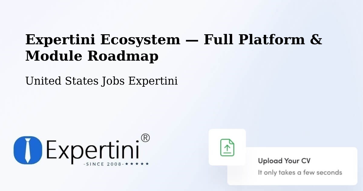 Expertini Ecosystem — Full Platform & Module Roadmap – Lilburn